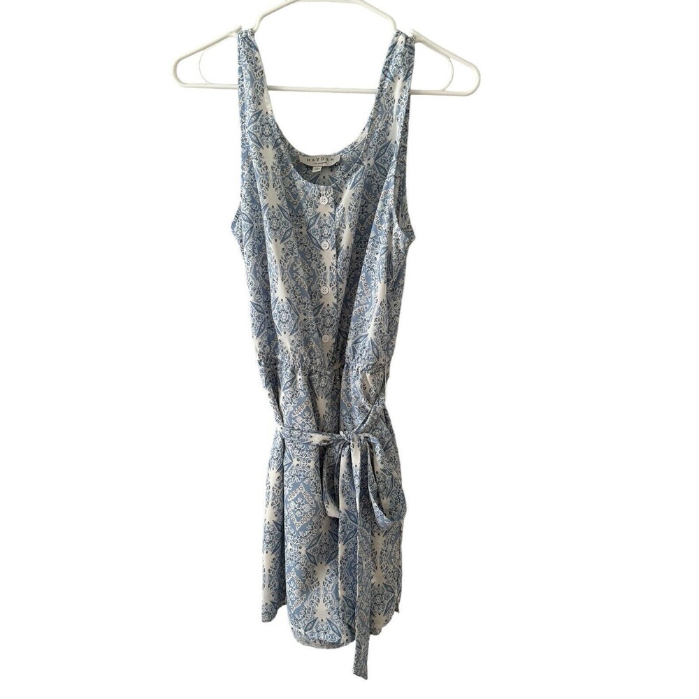 Hayden Los Angeles Blue Paisley Romper Size Large